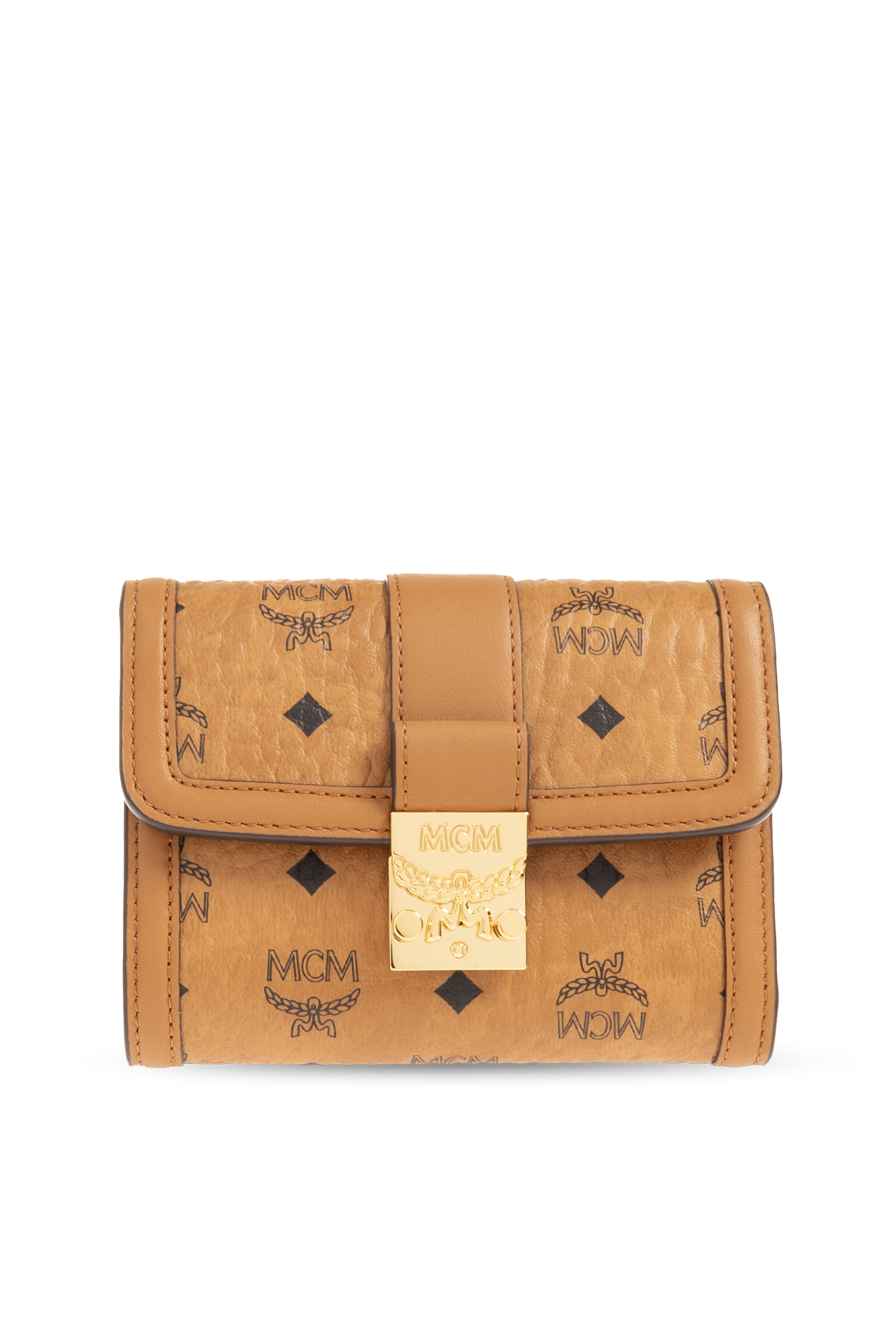 Mcm 2024 cognac wallet